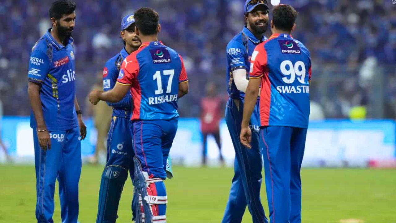 MI Vs DC TATA IPl 63